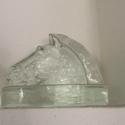 Vintage French horse book ends