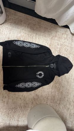 Chrome hearts zip up hoodie