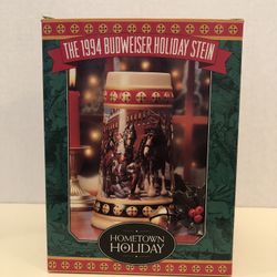 Budweiser 1994 Holiday Stein Box