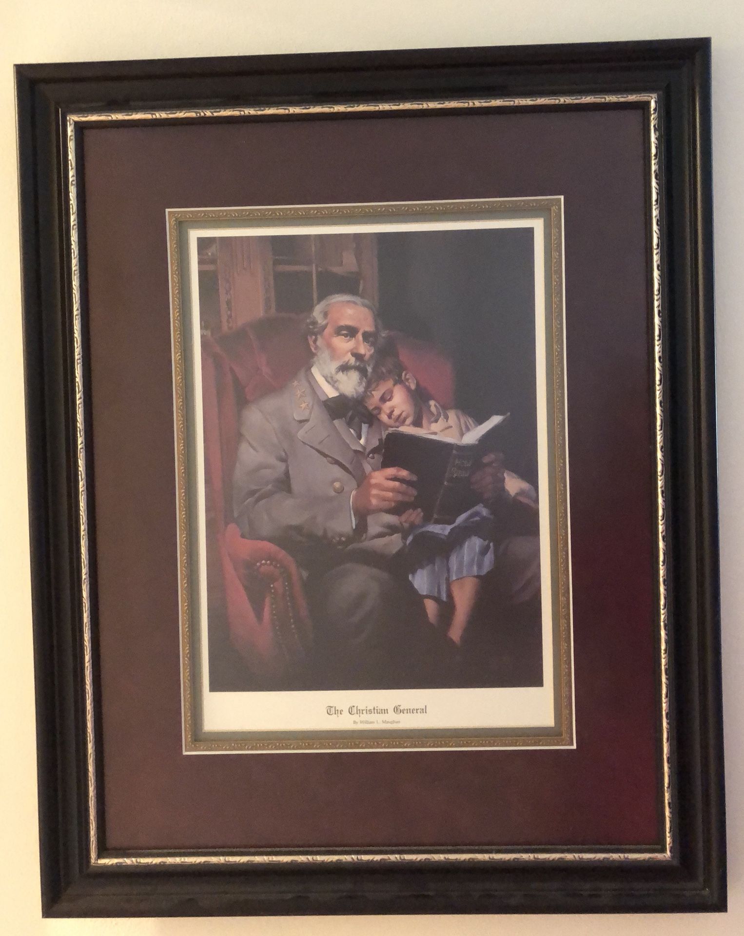 The Christian General by William Maughan 22x27.5 framed print