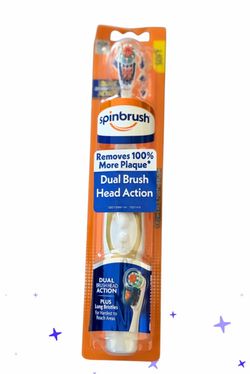 Spinbrush Dual Brush Head Action Power Toothbrush