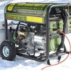 Portable Generator Propane Or Gas 7000 Powerhouse With 4 Outlets