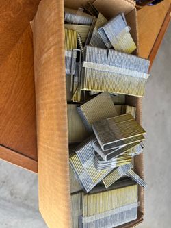 Brad Nails and Staples Lot 16 Gauge 2in 18 Gauge 1.5in