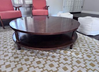48" diameter original midcentury coffee table