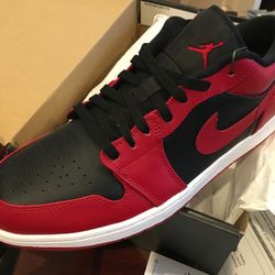 Sir Jordan 1 Low Reverse Bred Sz 12