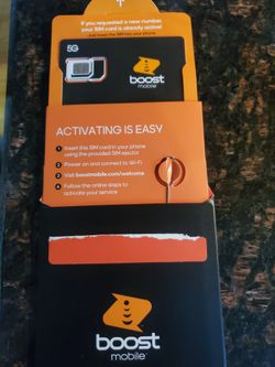 New Boost Mobile SIM Card