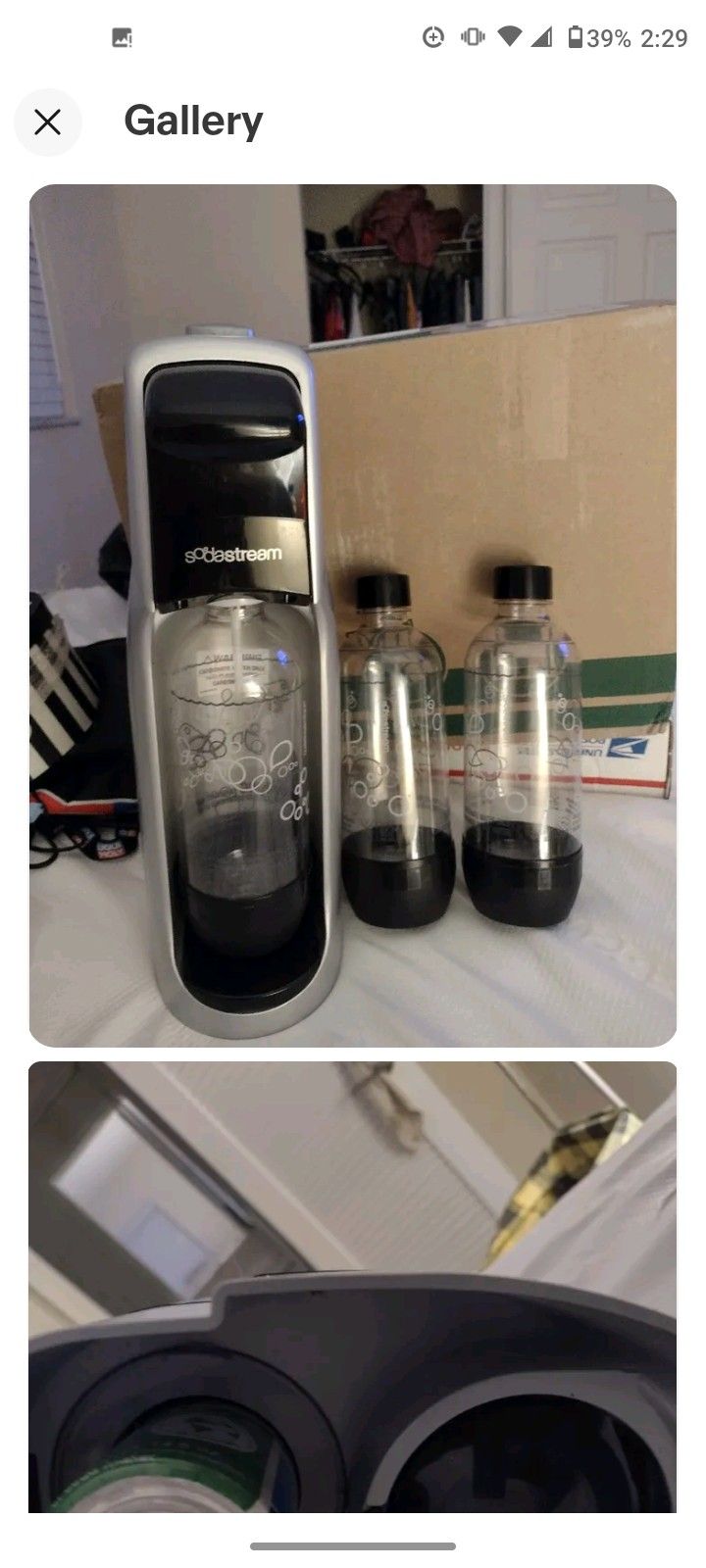 SODA STREAM THREE BOTTLES ACTIVE CARTRIDGE