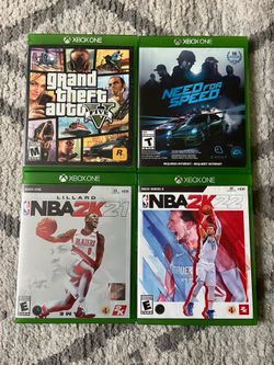 xbox games bundle of 4