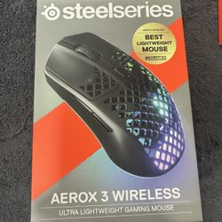 SteelSeries Aerox 3 Wireless Optical Gaming Mouse