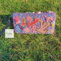 BRAND NEW Signature 'Barbie' Wristlet 