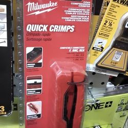 MILWAUKEE COAX COMPRESSION CRIMPER