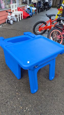 Toddler Table Chair Set Plastic Desk Feeding High Chair