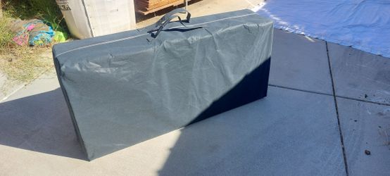 Trifold Mattress, 4 in. Full sz Memory Foam Foldable Mattress w/Washable Cover