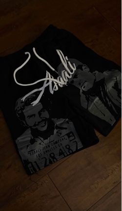 Black Asaali X Alocs Shorts
