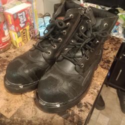 Size 11 Harley Davidson Boots, Can Deliver For Xtra $5