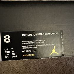 Jordan Jumpman Pro Quick