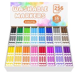 Washable Markers Bulk (256 Pcs)