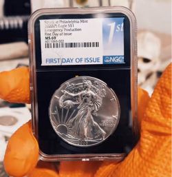 1oz silver eagle 2020 special edition graded MS 69