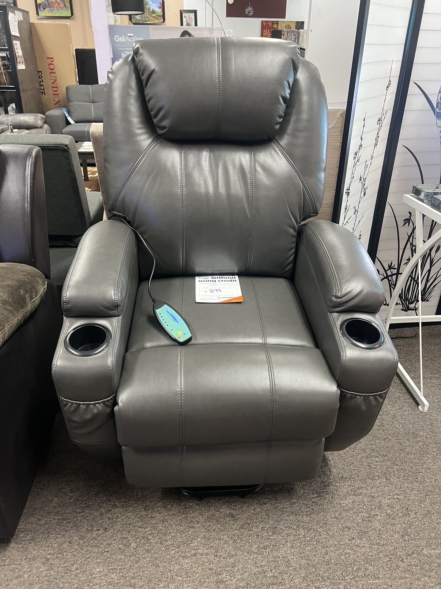 Power Lift Recliner w/ Heat & Massage