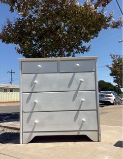 Five Drawer Wooden Dresser – 70% Off Retail – $85
