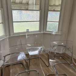 Clear Dining Chairs 