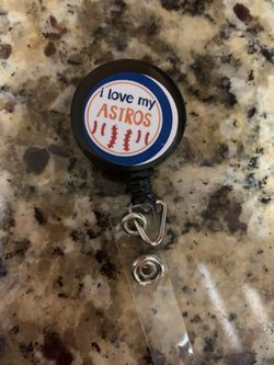 I love my Astros badge reel