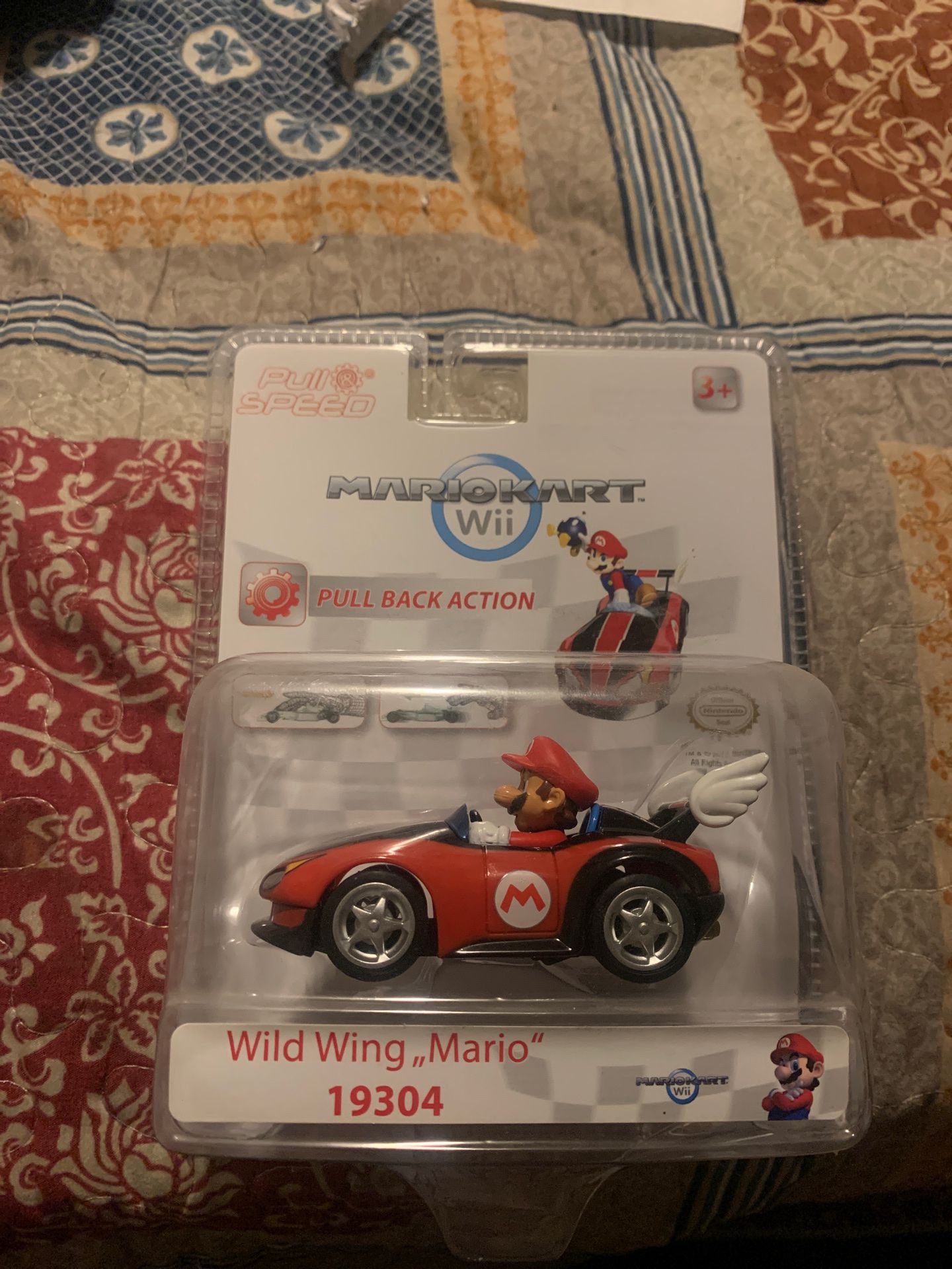 Hot wheels & mariokart pull speed Mario
