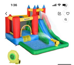FOR SALE Waterslide With Trampoline 210