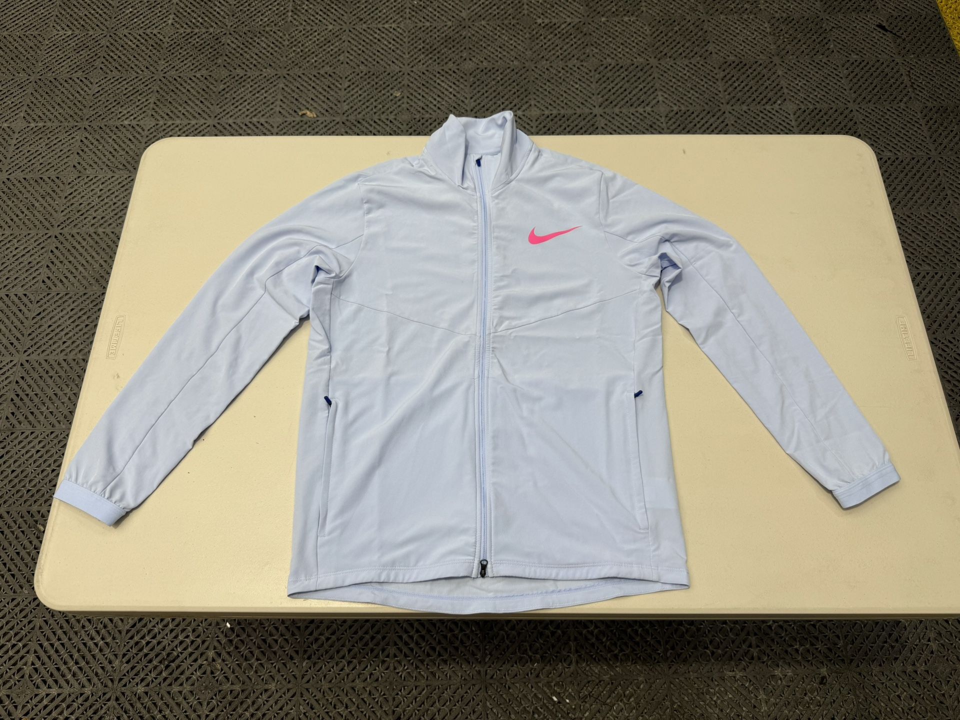 Nike 2023 Pro Elite Team Lightweight Jacket Royal Tint/Pink DX9062-425 Size M