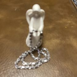 White  Gold Role Chain 