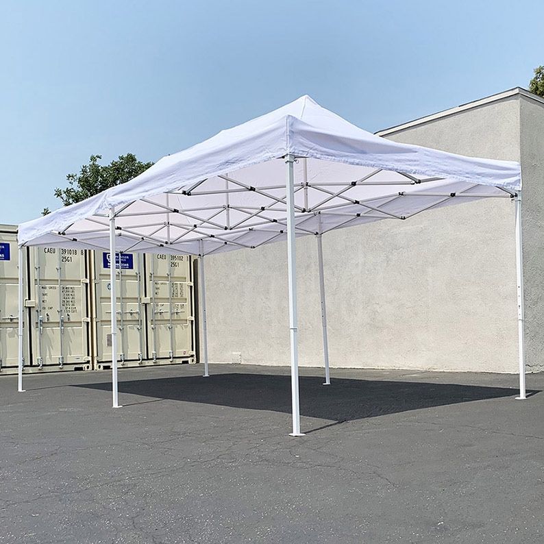 $185 (New in Box) Heavy duty 10x20 ft ez pop up canopy outdoor party tent instant shades w/ carry bag
