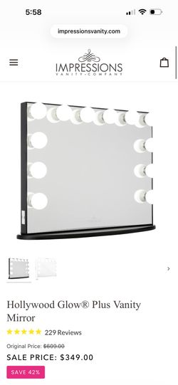 Impressions Vanity Hollywood glow plus mirror