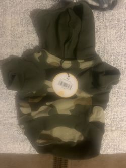 Coco + Rebel Green Camo Hoodie For Dog XS 