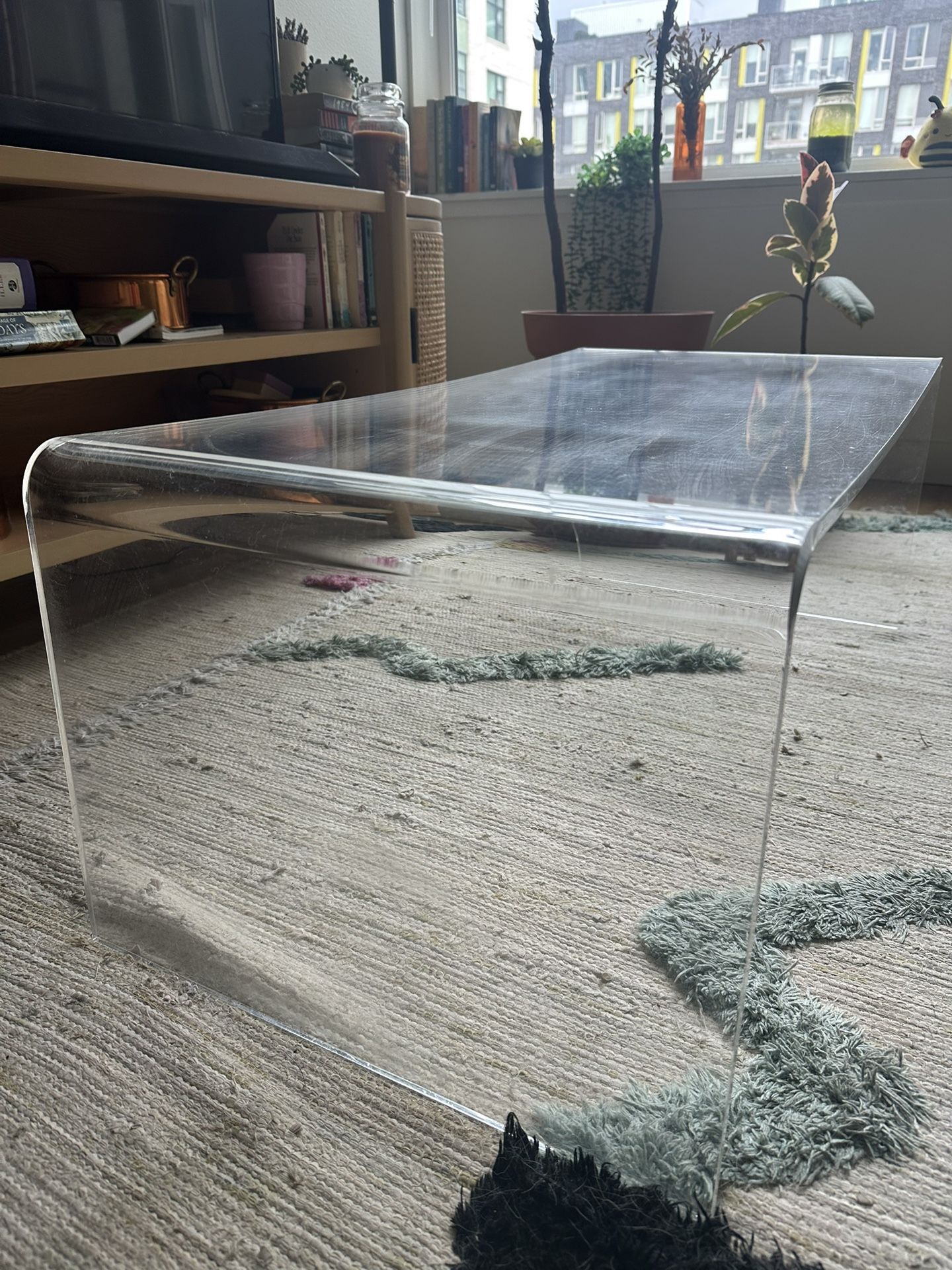 Clear Acrylic Coffee Table