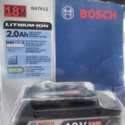Bosch 18v Lithium Battery BAT612