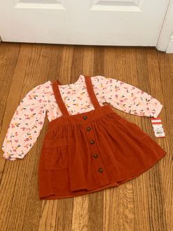 NEW Cat&Jack Fall Toddler Girl 2-Piece Outfit Set