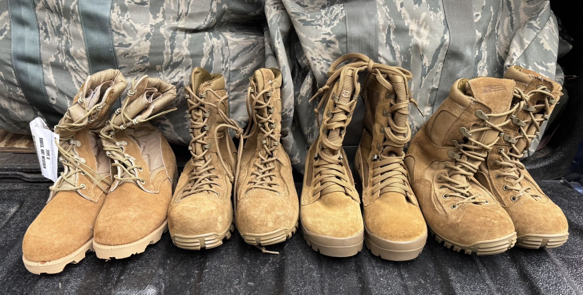 Military Surplus Boots, Men's Size 6.5, Like New