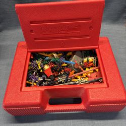 Vintage “K NEX  Toys” (1997) with Red Carry Case - Great Item!