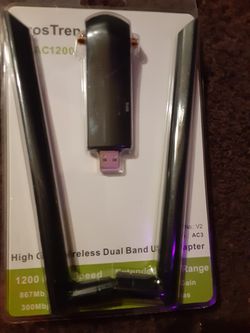 Wireless dual band usb adapter