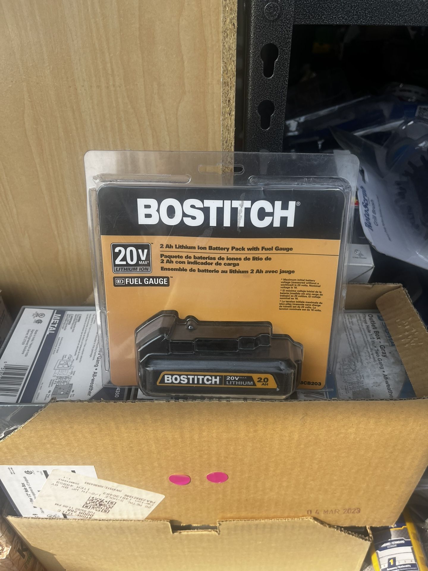 Brand New Bostitch  20v Battery