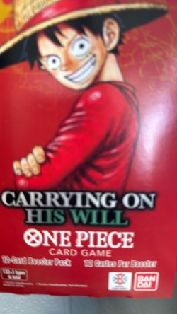 OP13 blister packs ONE PIECE