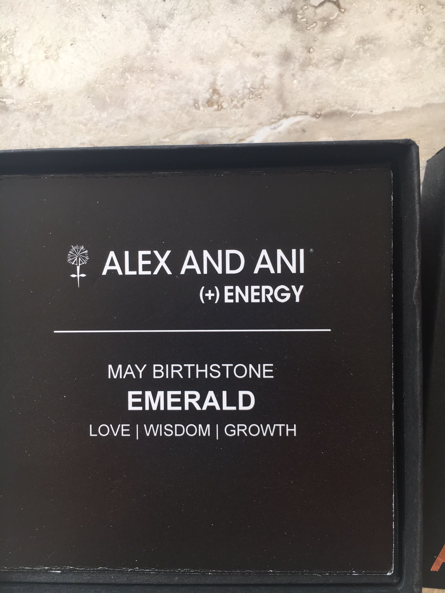 Alex and Ani birthstone bracelet, in original box and bag with bag