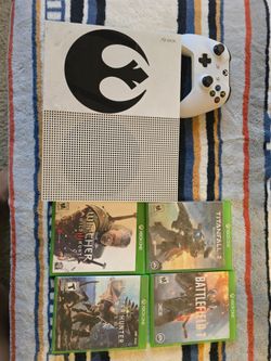 Xbox One S 500gb with games