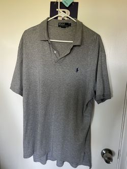 Ralph Lauren Polo Shirt Grey Size Large