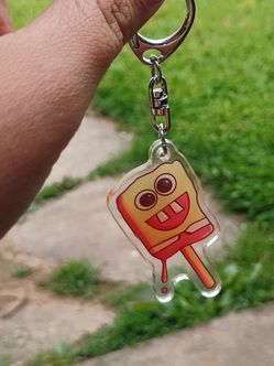 Spongebob pop keychain- multiple available