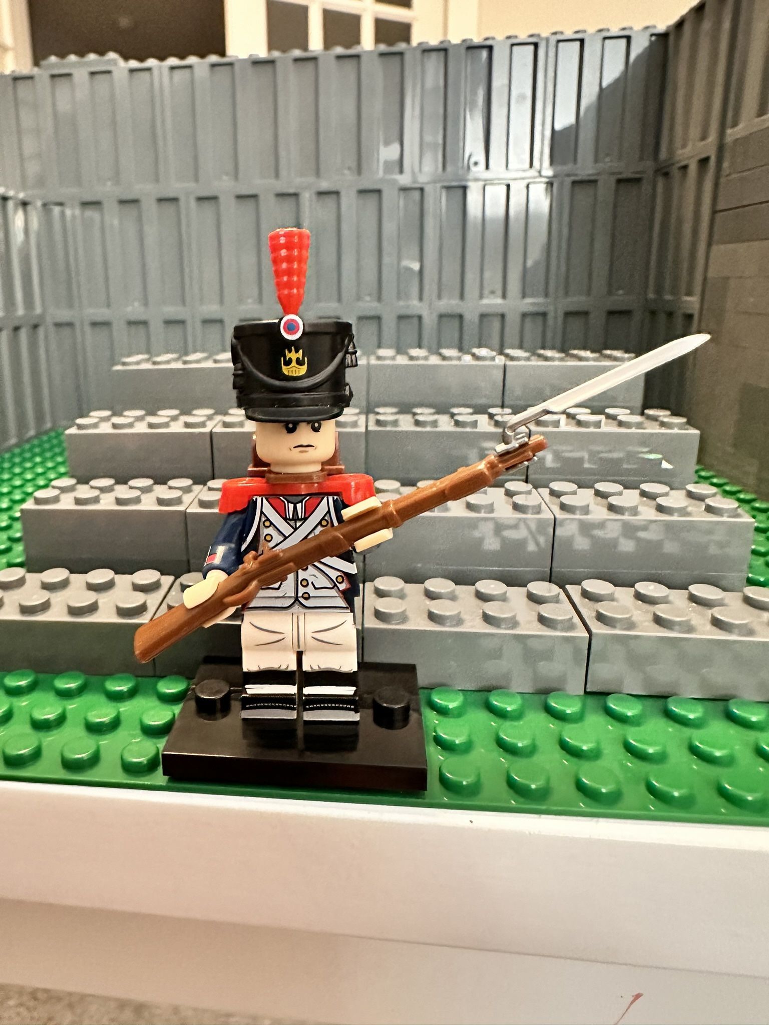 Prussian Soldier Brick Minifigure