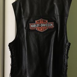 Leather vest