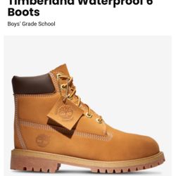 Timberland Waterproof 6” Boots (Wheat Color)size. 5.5