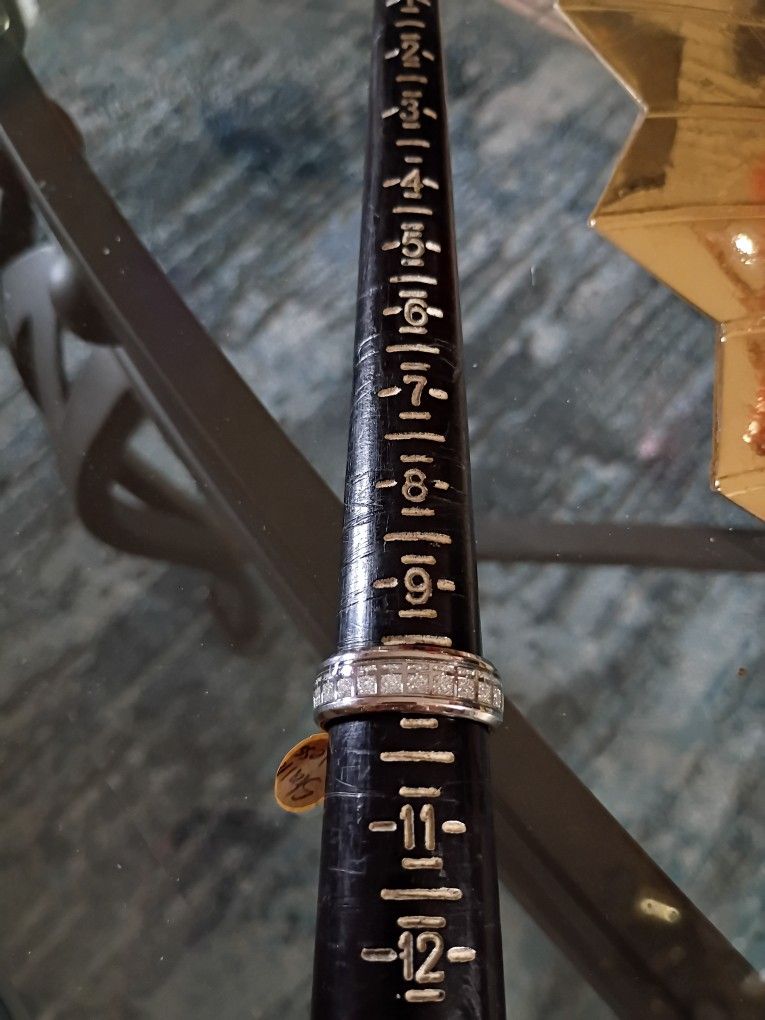 New Stainless Steel Band Silver Tone Size 10 Has Cross All Around Band Mpu Serious Buyers Don't Deliver Cash Only