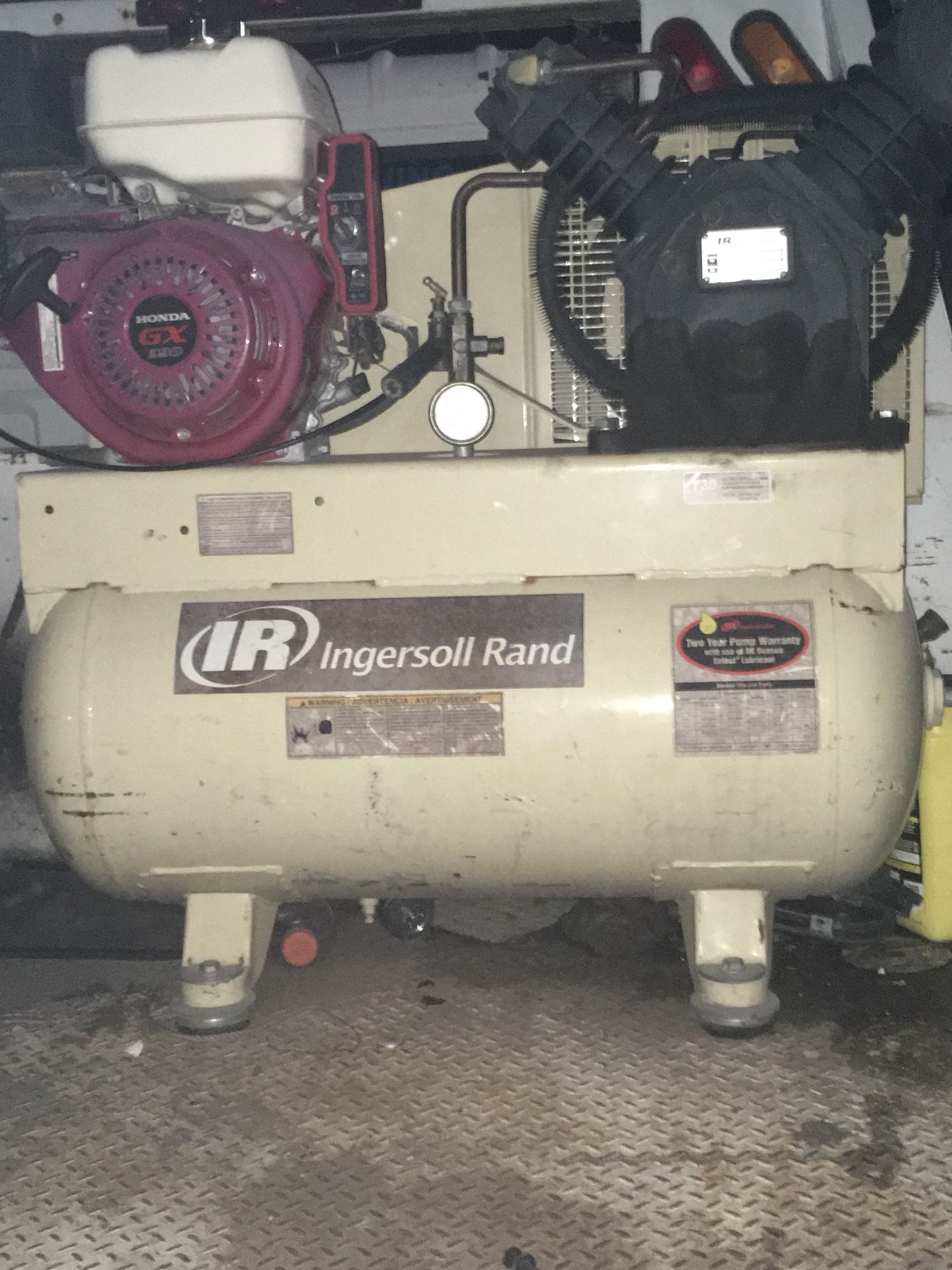 Honda Ingersoll Rand Air Compresor 13hp 30gal Honda